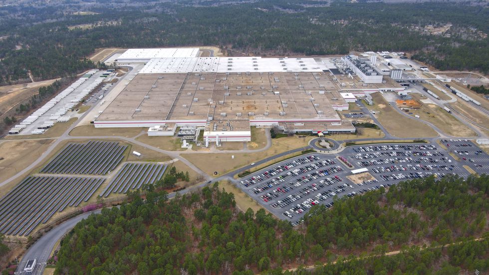 Bridgestone's first ground solar array providing power directly to the manufacturing process at...