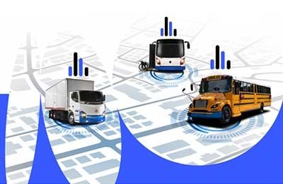 LionBeat is a telematics system designed for electric vehicles. - Illustration: Lion Electric