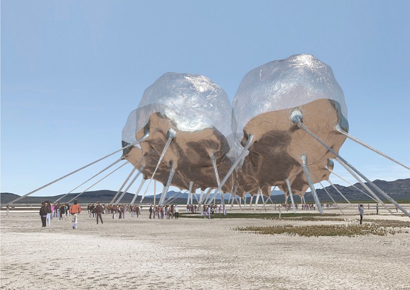 OF. STUDIO proposes a moving, cloud-like object to generate solar energy designboom