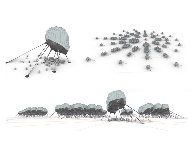 OF. STUDIO proposes a moving, cloud-like object to generate solar energy designboom