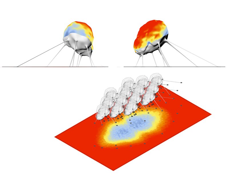 OF. STUDIO proposes a moving, cloud-like object to generate solar energy designboom