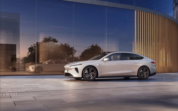 NIO ET7 luxury electric sedan