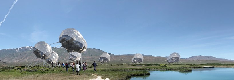 OF. STUDIO proposes a moving, cloud-like object to generate solar energy designboom