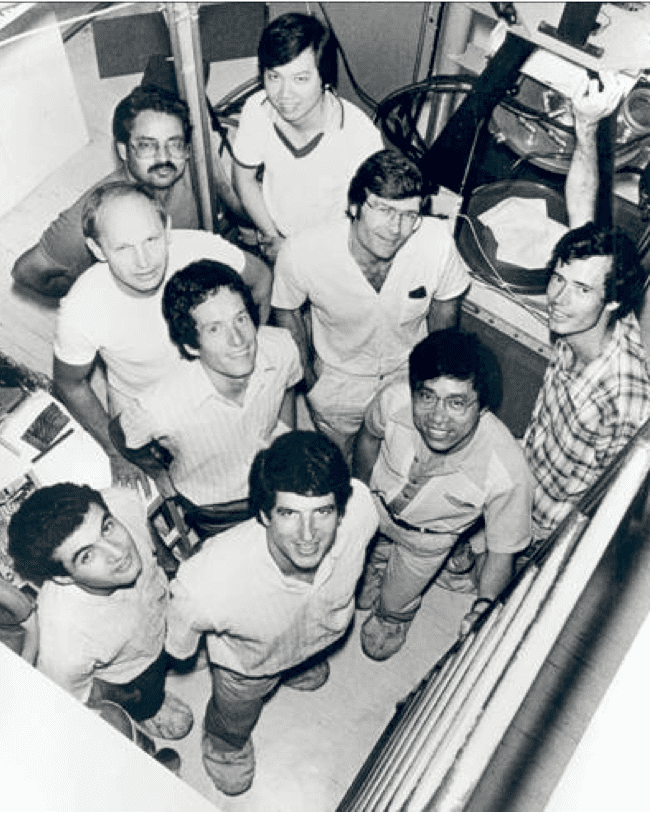 Martin Green and the team that built the first solar cell capable of running at 20% efficiency in 1989