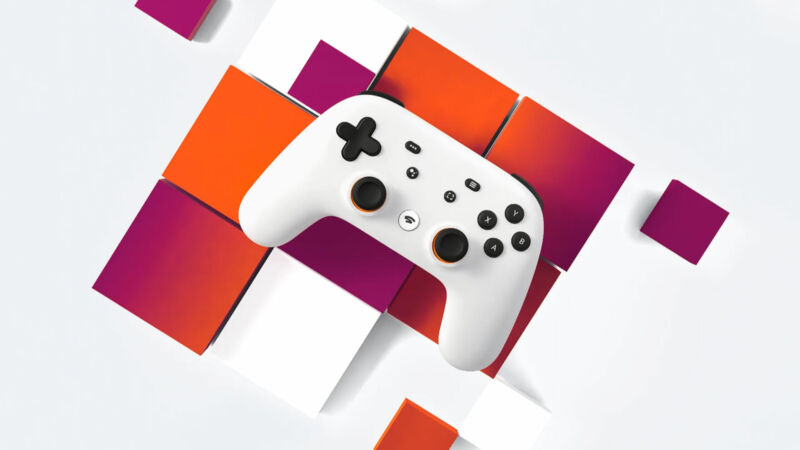 Promotional image of video game controller.