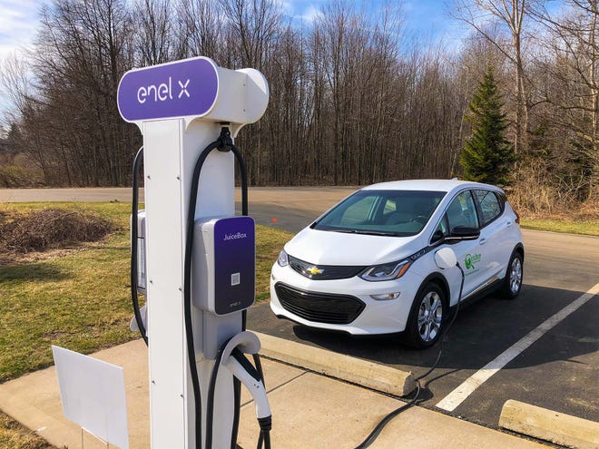 The Outdoor Discovery Center has a total of four electric vehicle charging stations so drivers can recharge while enjoying the entertainment, education and exercise opportunities at the ODC.