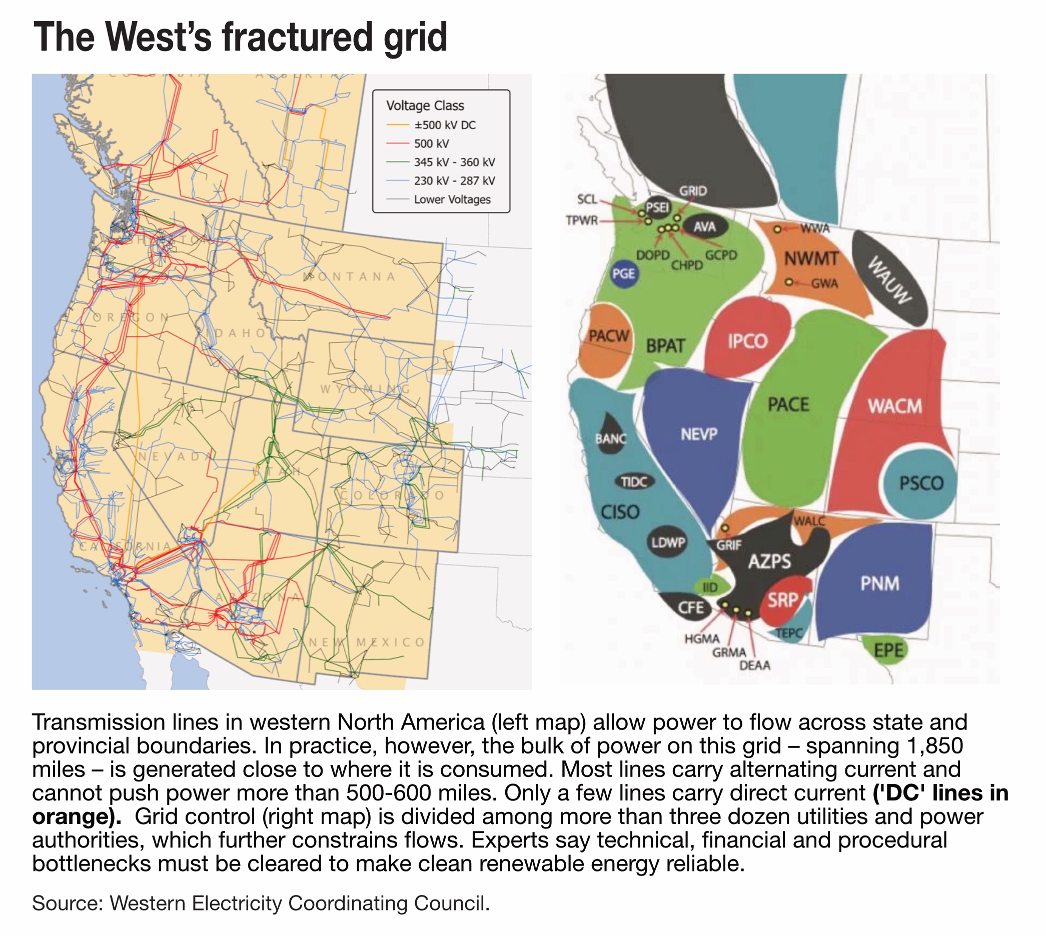 The West's fractured grid