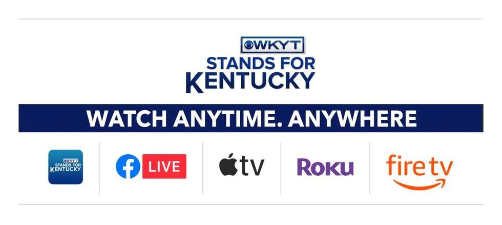 Get the WKYT News app on ROKU, Apple TV and Amazon Fire.
