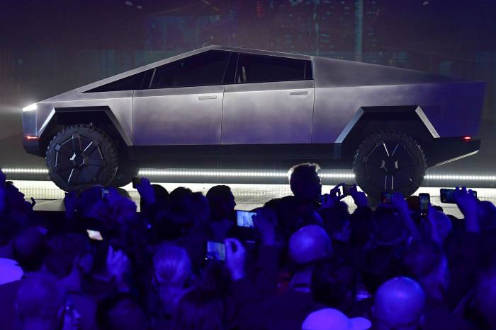 Tesla’s all-electric battery-powered Cybertruck