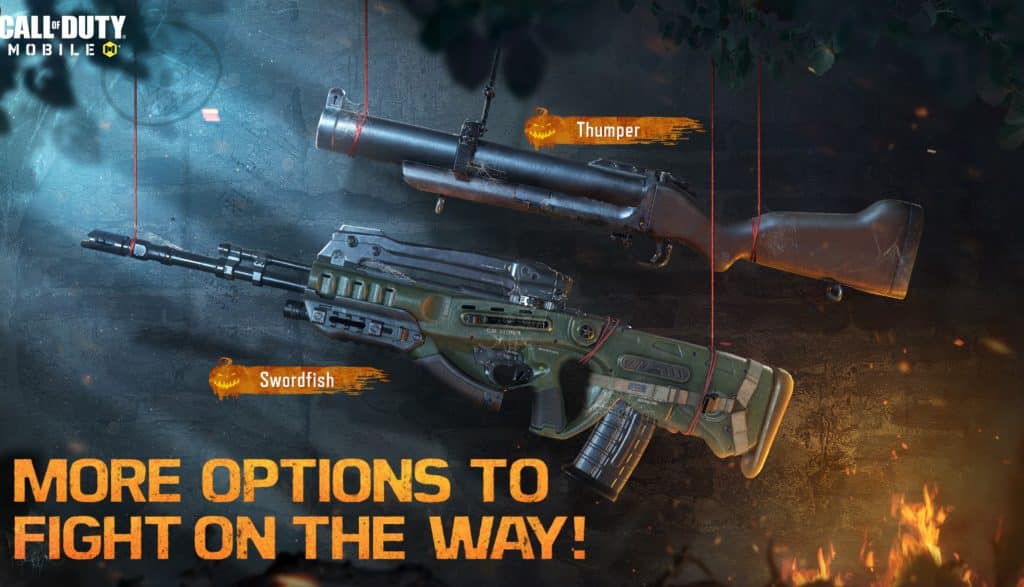 CoD Mobile Season 9 new weapons graphic