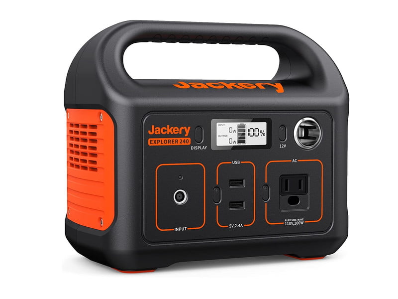 Jackery Portable Power Station Explorer 240 product image on white background.